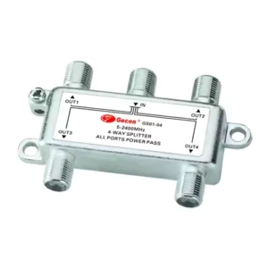 Gecen SAT Splitter 5-2400MHz 2 Way GS01-02 for Satellite TV