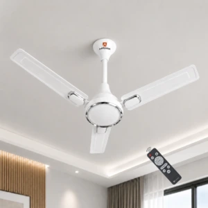 Aapanam Vixa Pearl White BLDC ceiling fan with RF remote