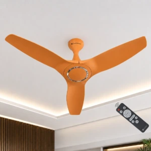 Aapanam Vixa Pro Kesar Gold BLDC ceiling fan with RF remote